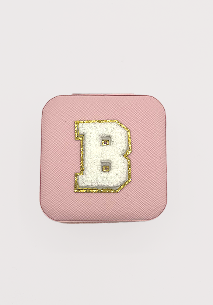 Boite A Bijoux Carrée Rose - Maison Baika