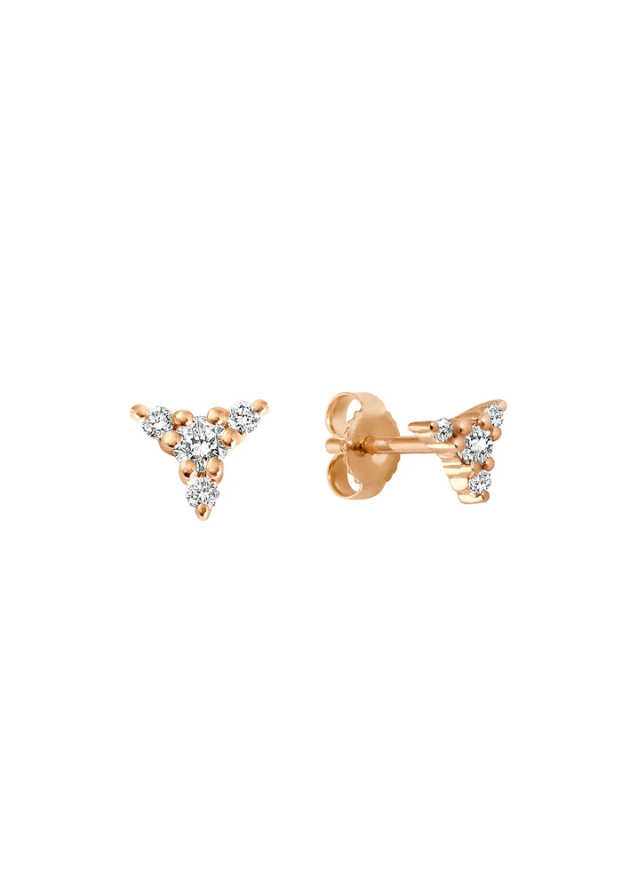 Boucles D'Oreilles Kosmos Or Rose - Gigi Clozeau