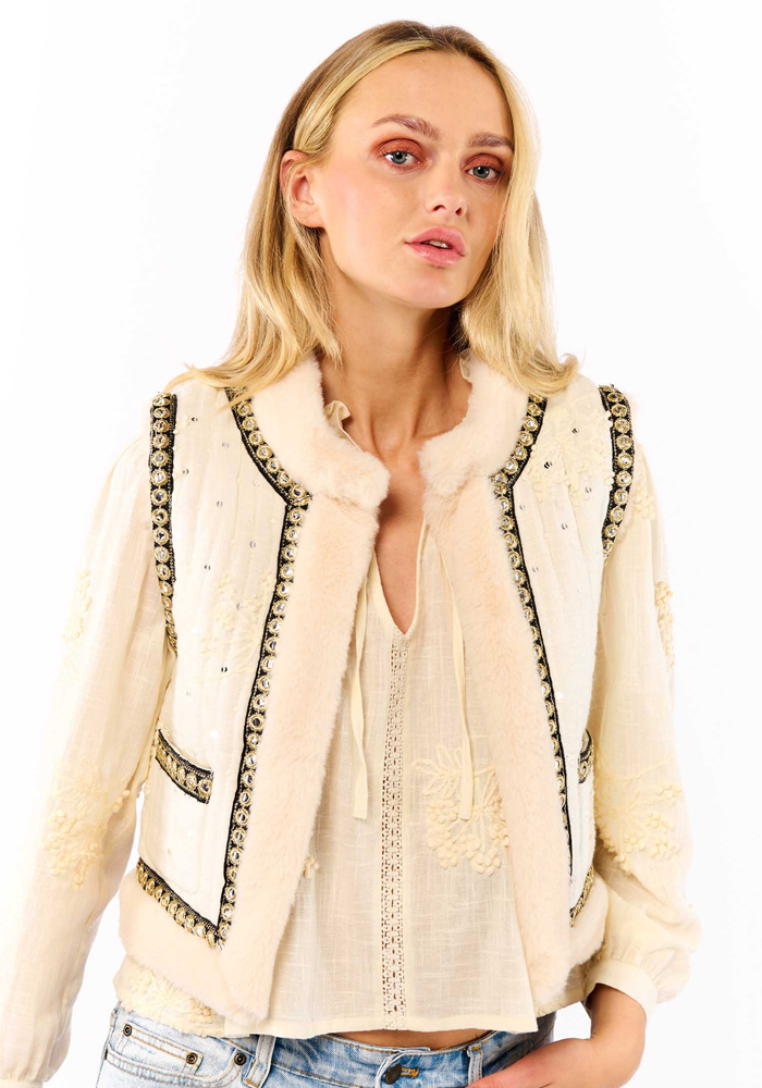 Bolero Isco Beige - Wild Paris
