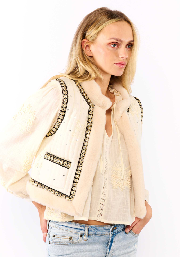 Bolero Isco Beige - Wild Paris