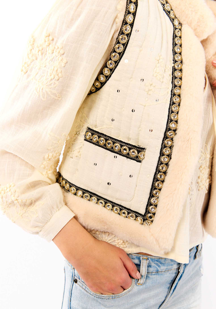 Bolero Isco Beige - Wild Paris
