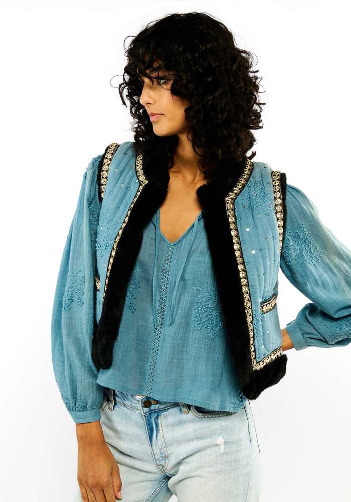 Bolero Isco Bleu - Wild Paris
