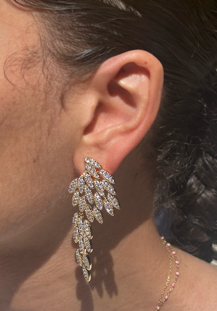 Boucles D'Oreilles Many Dorées - Maison Baika