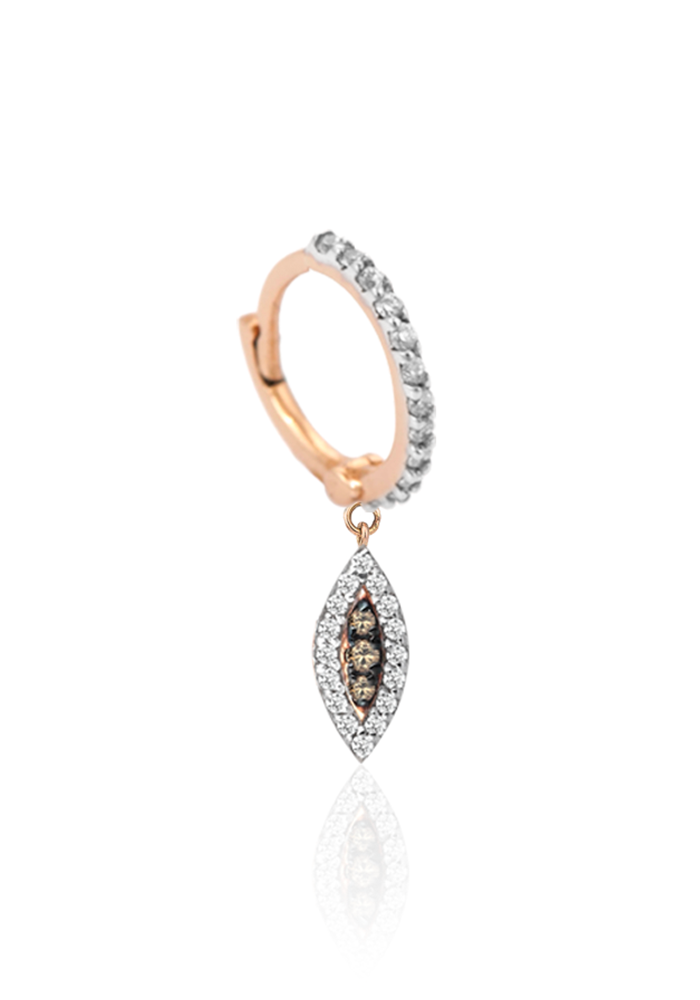 Boucle D'oreille Pendante "Mini Evil-Eye "