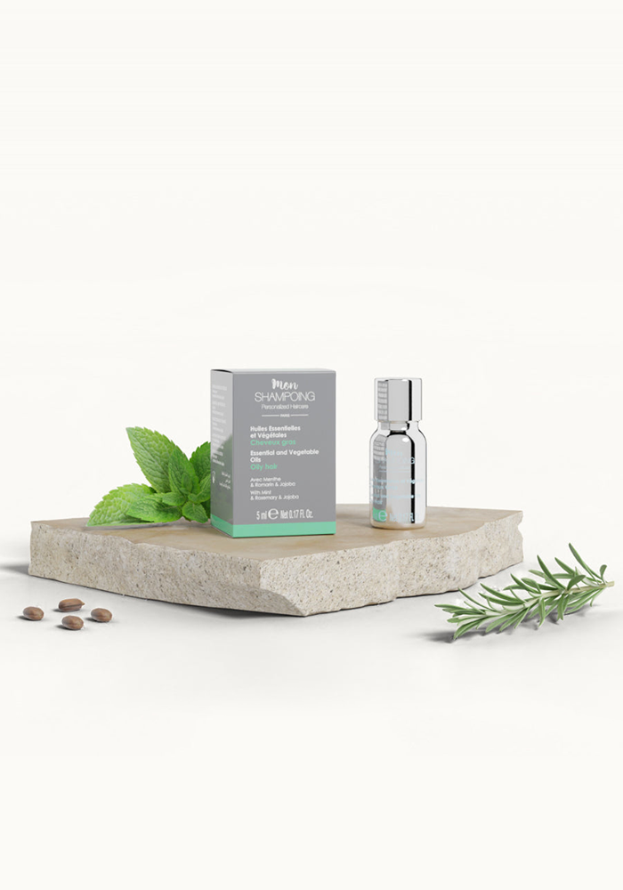 Booster Huiles Essentielles et Végétales pour Cheveux Gras