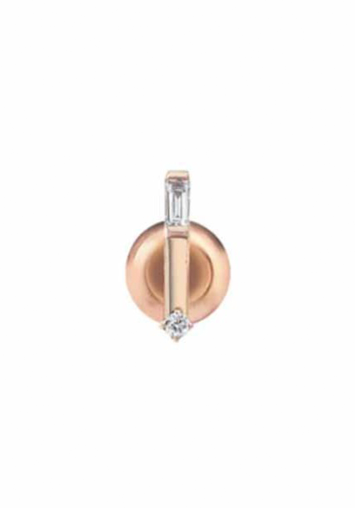 Boucle D'Oreille Diamant Baguette - Kismet By Milka