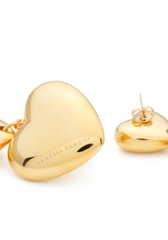Boucles D'Oreilles Triple Heart - Vanessa Baroni