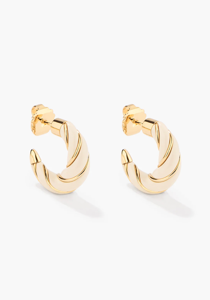 Boucles D'Oreilles Diana Ivoire - Aurélie Bidermann