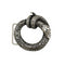 Silver Round Snake Belt Buckle