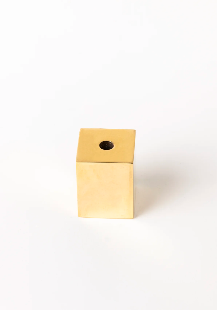 Bougeoir Rectangulaire Doré - That Skinny Bitch