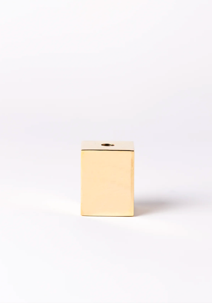 Bougeoir Rectangulaire Doré - That Skinny Bitch