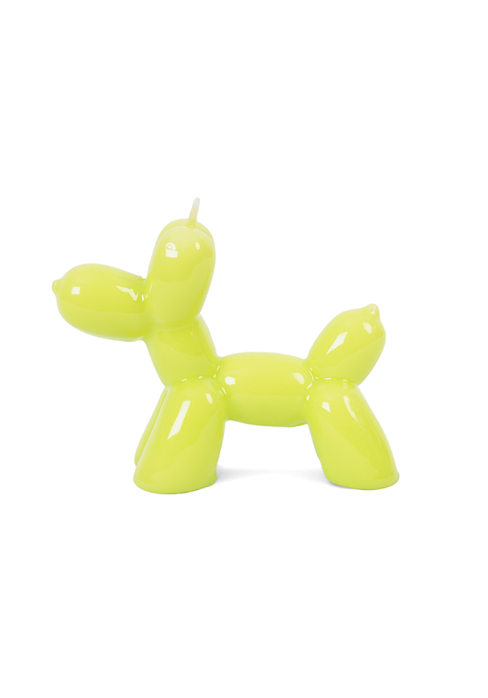 Bougie Chien Ballon Lime - Blush Sélection