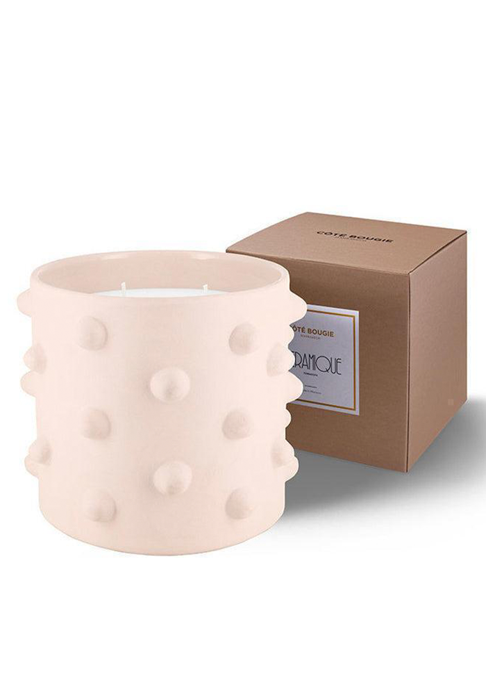 Vela XL Itto rosa empolvado