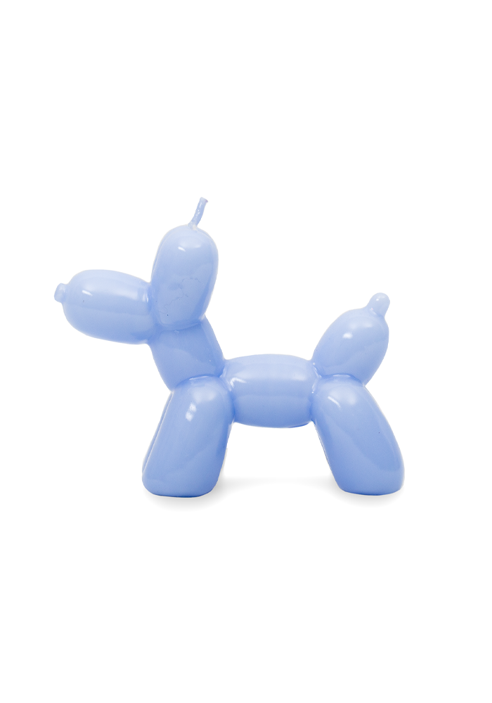 Bougie Chien Ballon Bleu - Blush Sélection