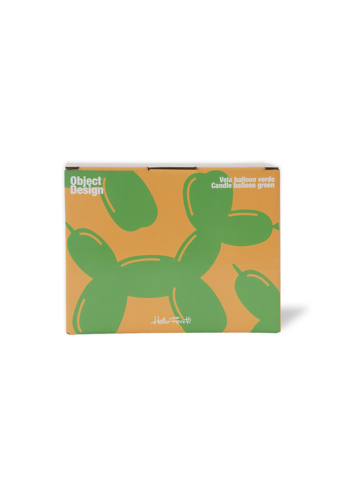 Bougie Chien Ballon Vert - Blush Sélection