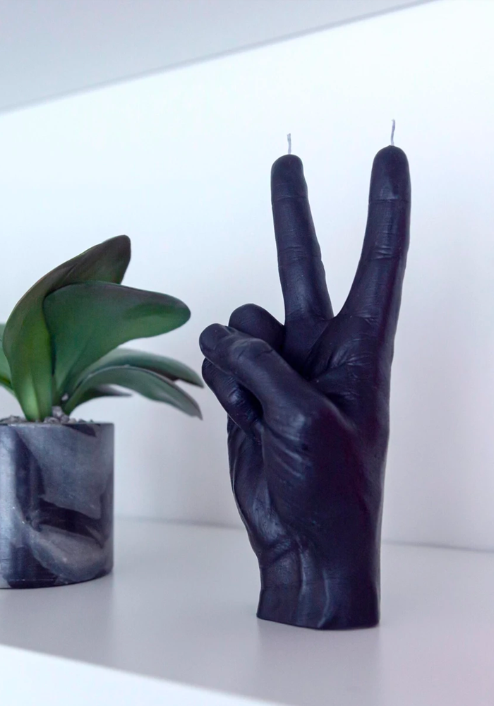 Bougie Peace Noire - Candle Hand