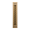 Set of 2 Long Twisted Beige Candles