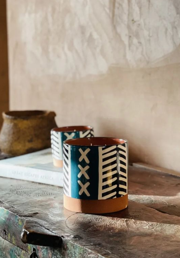 Bougie En Céramique "Zagora"