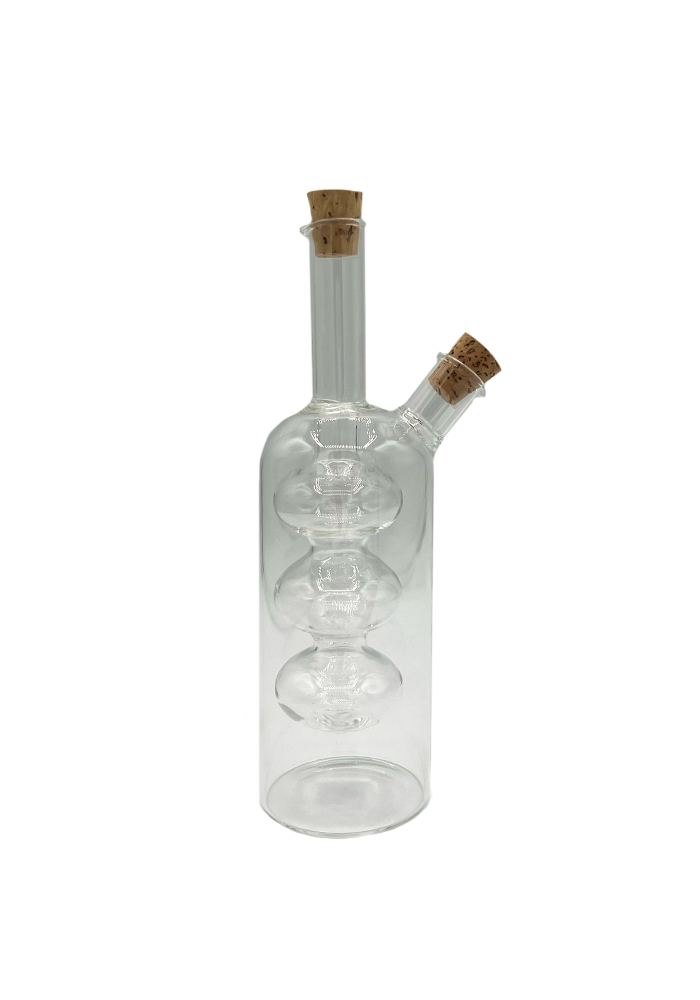 Bouteille Huile/Vinaigre En Verre - Bazar De Luxe