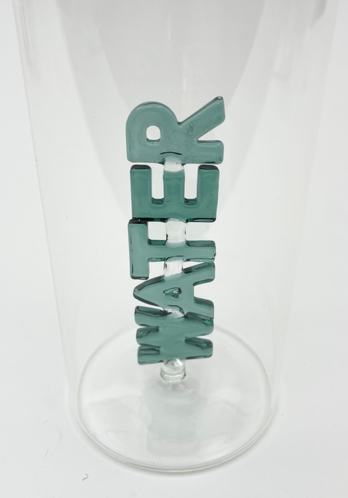 Carafe En Verre Water Lake Green - Bazar De Luxe