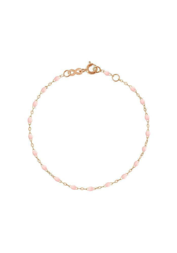 Bracelet Classique Gigi Or Rose Et Résines Rose Bébé 15cm - Gigi Clozeau