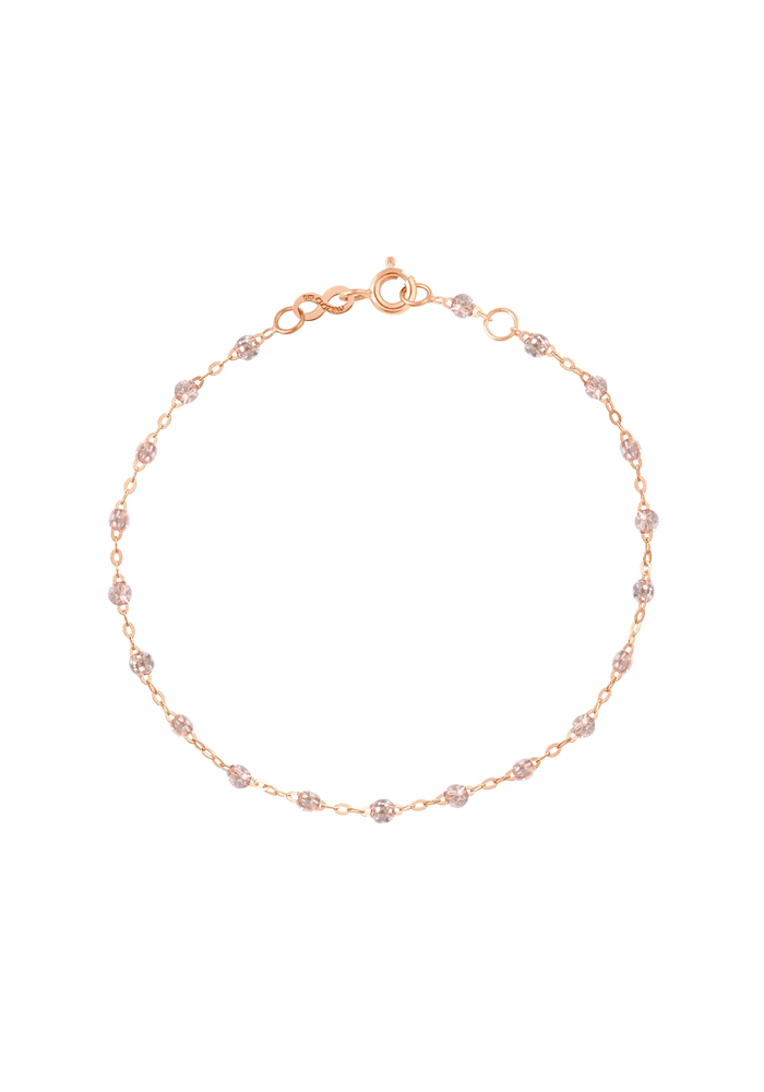 Bracelet Classique Gigi Or Rose Et Résines Sparkle 15cm - Gigi Clozeau