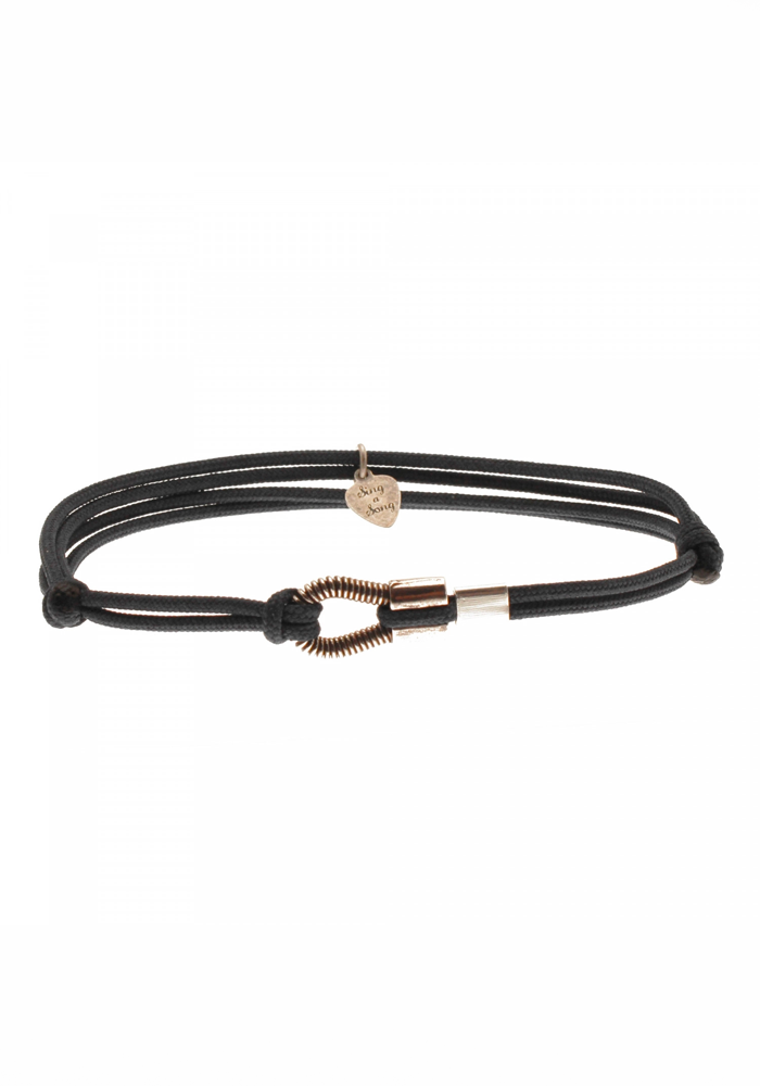 Bracelet Homme Me Corde De Basse Bleu Jean - Sing A Song