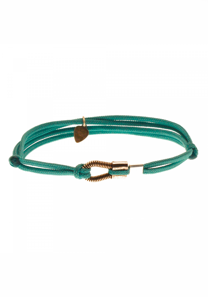 Bracelet Homme Me Corde De Basse Turquoise - Sing A Song
