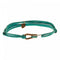 Pulsera de hombre con cuerda de bajo y cordón turquesa
