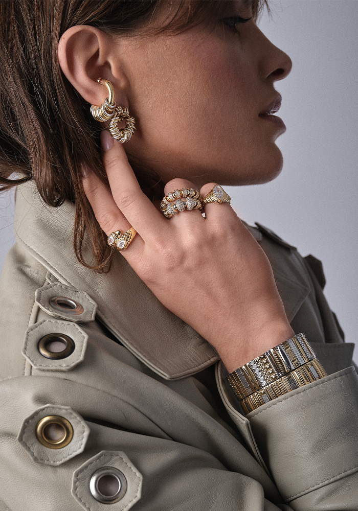 Bracelet Sig 18 Gold And Silver - Sigal