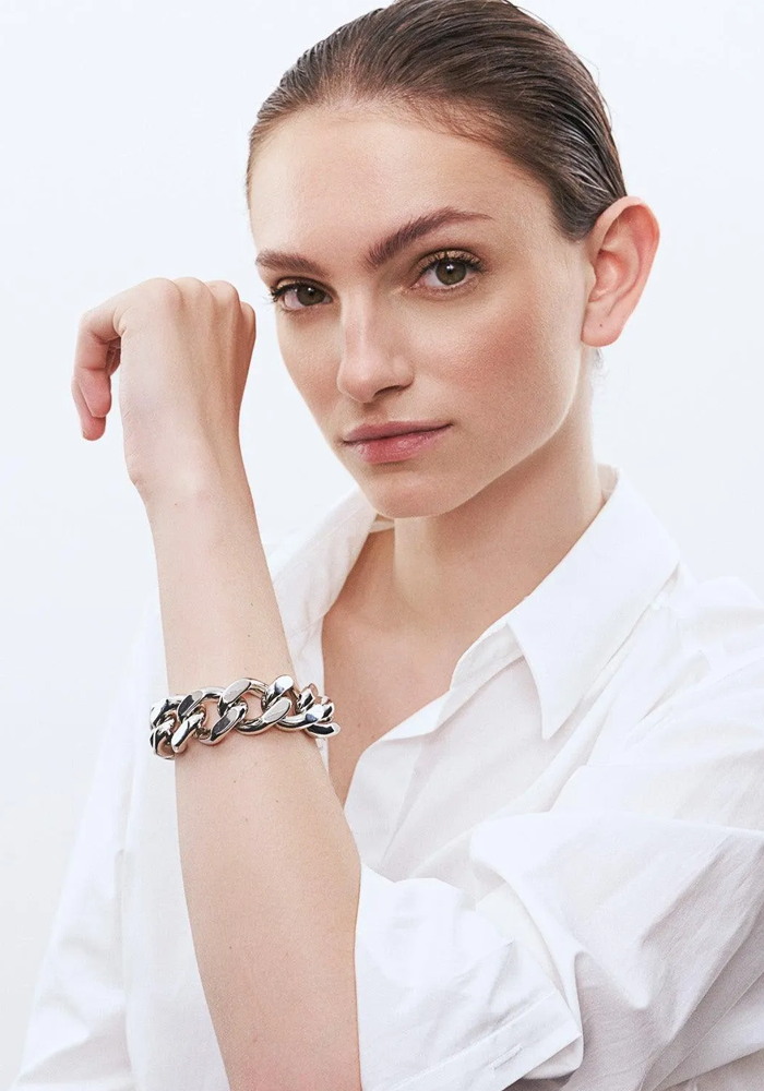 Bracelet Flat Chain Silver - Vanessa Baroni
