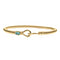 Turquoise Gold Plated Big Bass String Hook Bracelet