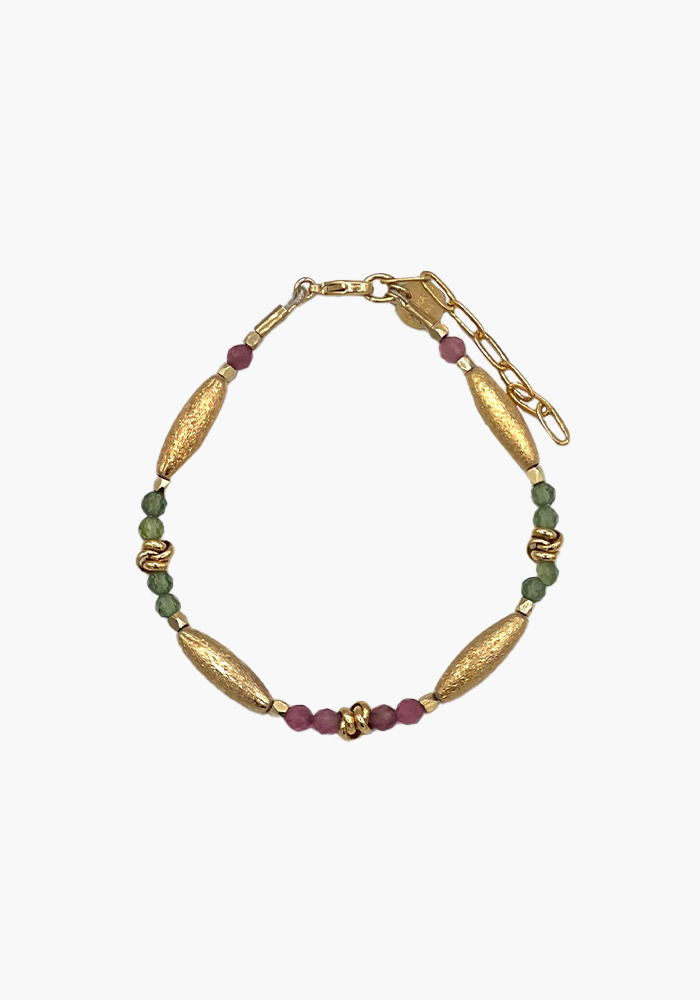 Bracelet Prism Plaqué Or Et Tourmalines - Hanka Ïn