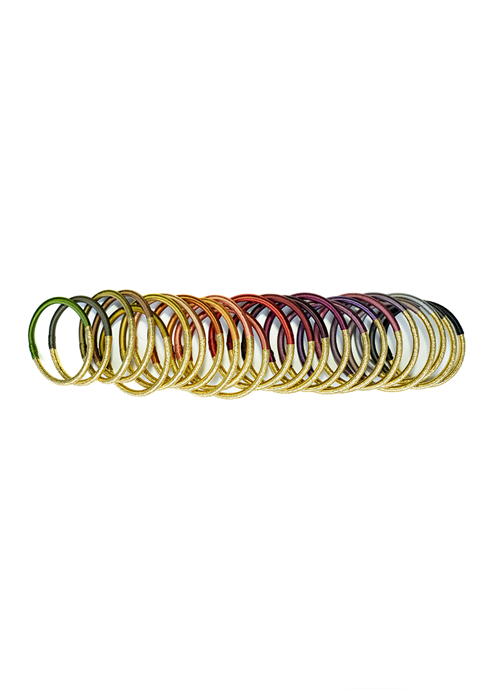Jonc Circle Mi Lurex Mi Couleur - Gisel Paris