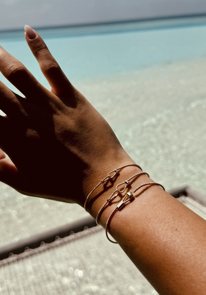 Bracelet Toi Et Moi Plaqué Or - Sing A Song