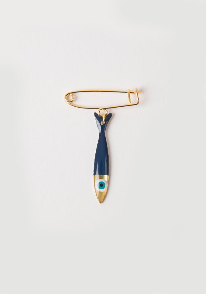 Broche Sardine XXS Marine - Bord De L'Eau