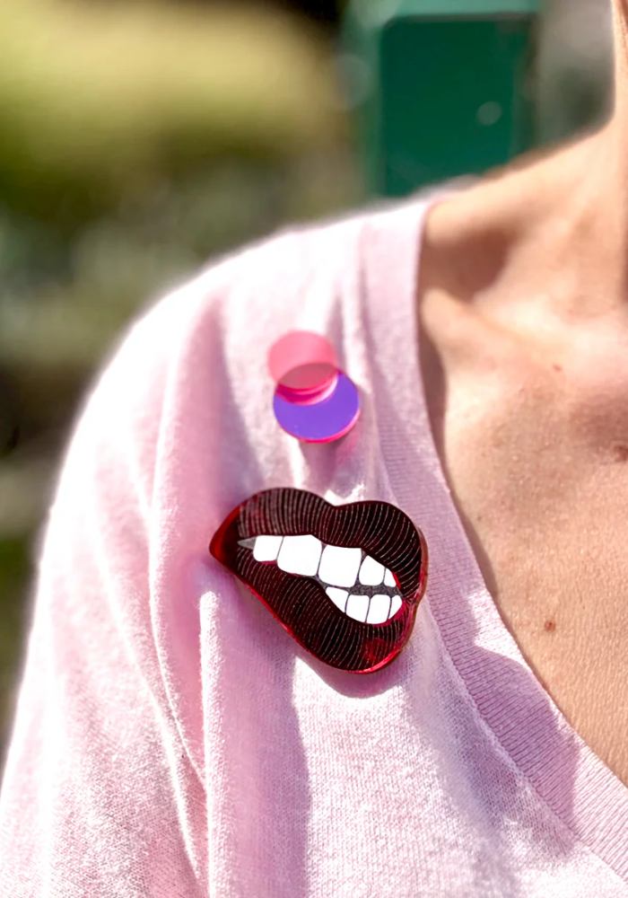 Broche Bite Me - Sélectionné par Blush