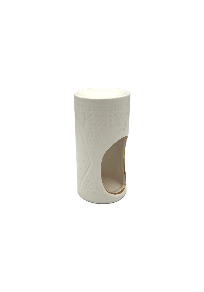 Brûleur De Parfum Empreinte Blanc - Chabi Chic