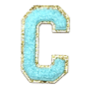 Sticker Columbia Lettre Bleue
