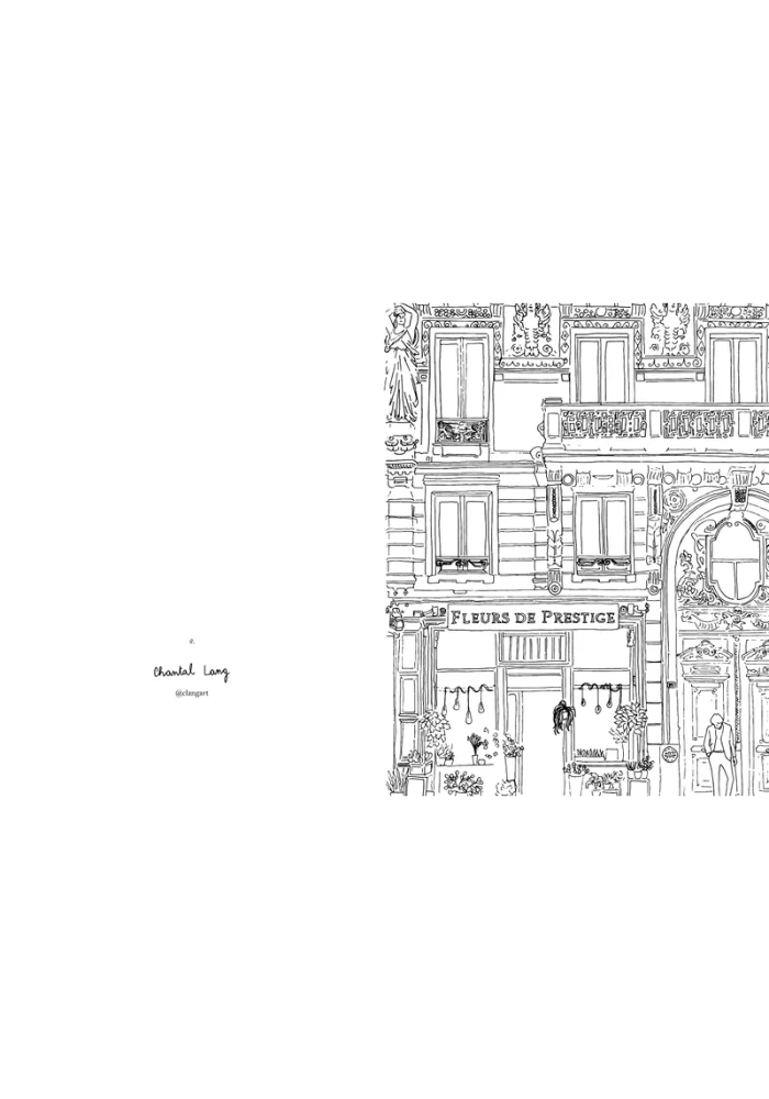 Carnet De Coloriage Paris - Maison D'Édition
