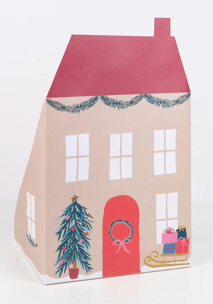 Calendrier De L'Avent Maison Du Père Noel À Décorer - Meri Meri