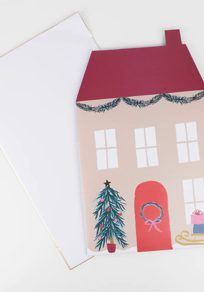Calendrier De L'Avent Maison Du Père Noel À Décorer - Meri Meri