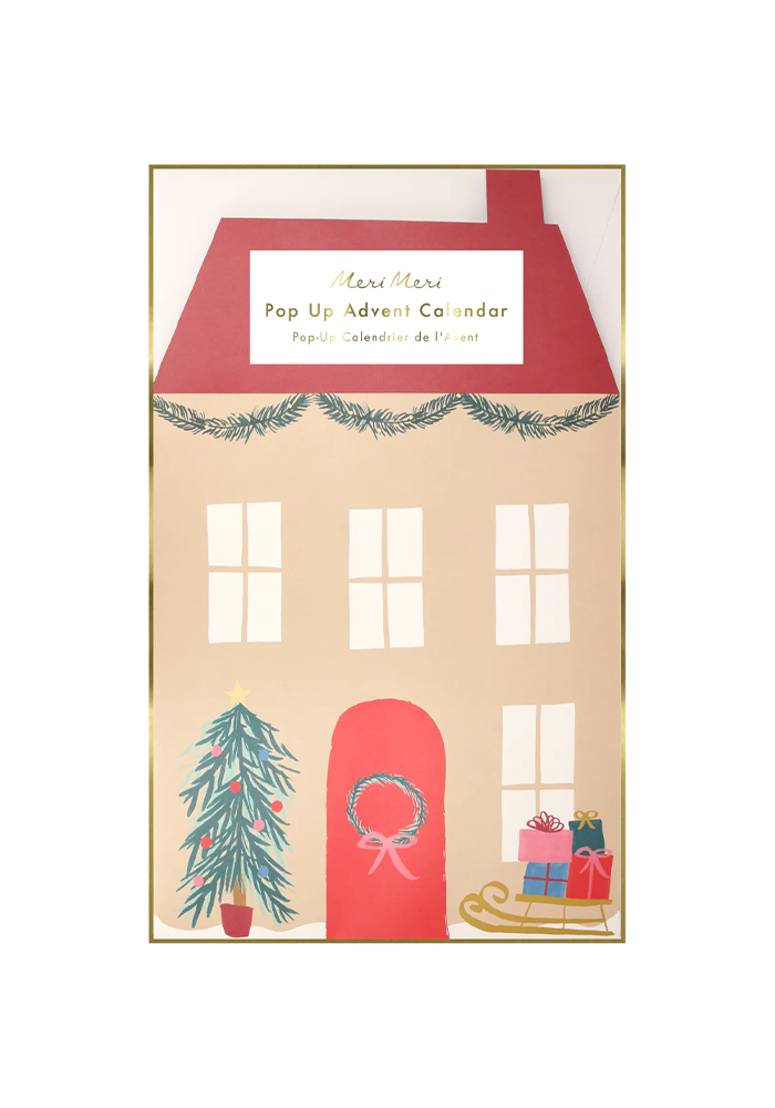 Calendrier De L'Avent Maison Du Père Noel À Décorer - Meri Meri