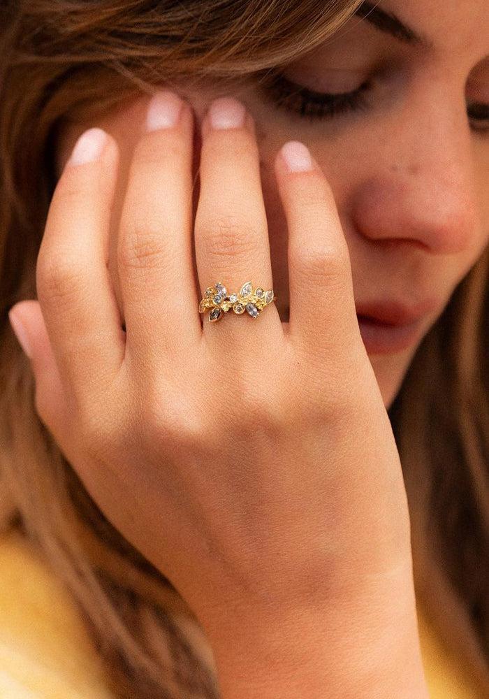 Bague Camelia 1 Givre - Sophie D'Agon
