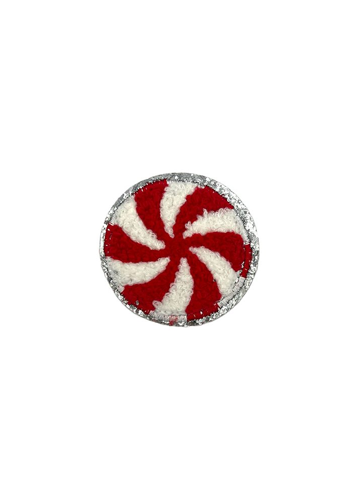 Thermocollant Rond Rouge Et Blanc - Maison Baïka