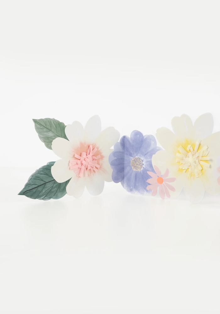 Carte Dépliante Multi Fleurs - Meri Meri