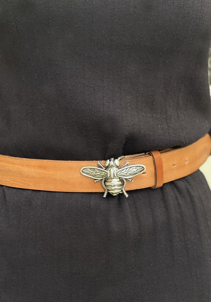 Boucle De Ceinture Abeille Argentée Petit Modèle - Yolete