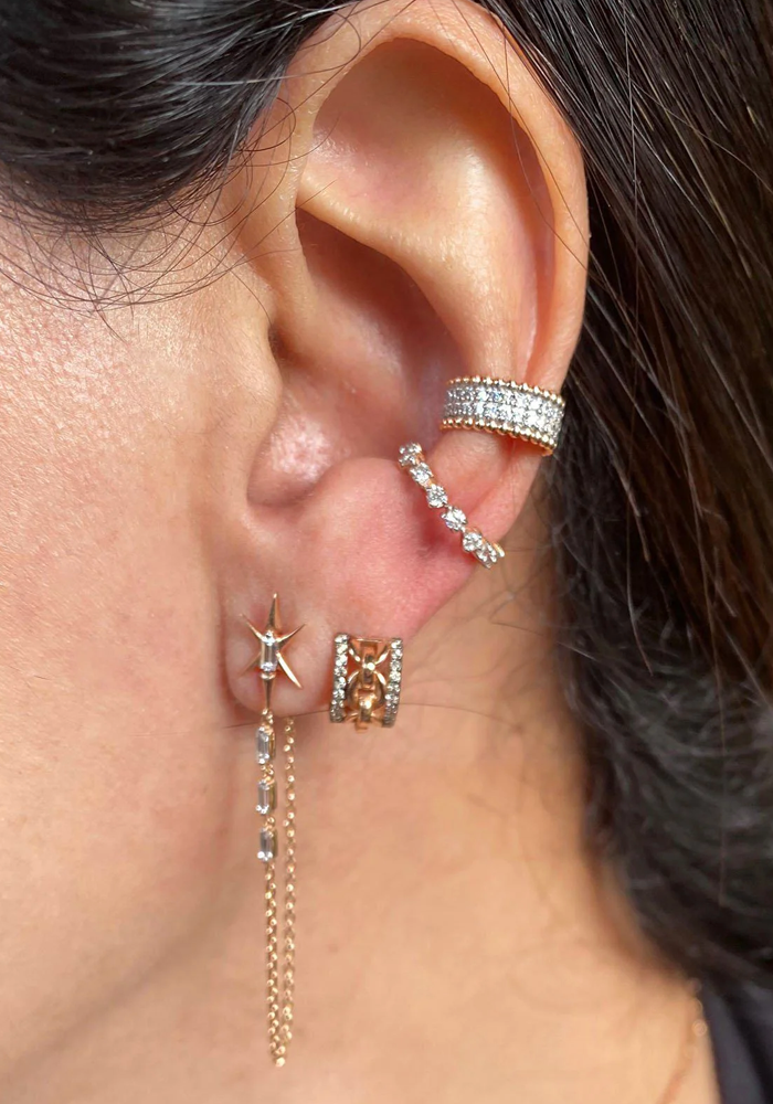 Bijou D'Oreille Céline Double Rows - Kismet By Milka