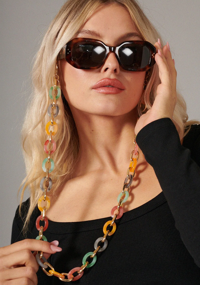 Chaîne De Lunettes Cassy Multicolore - La Coque Française