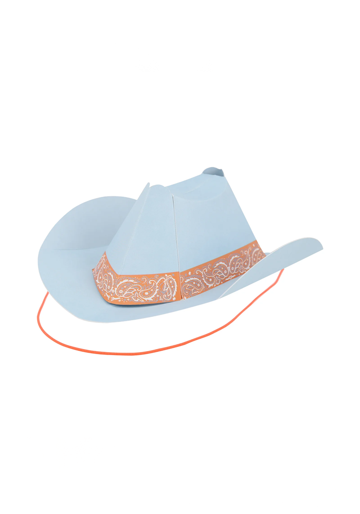Lot De 8 Chapeaux De Cowboys En Carton - Meri Meri